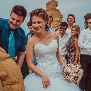 динамичная свадебная фотография - живые кадры