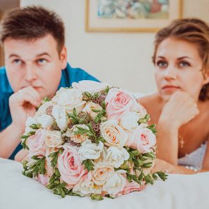 свадебный букет