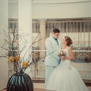 свадебная композиция в интерьере