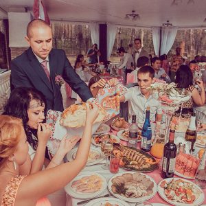 свадебный банкет- профессиональный фотограф