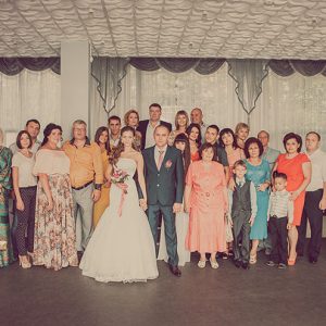 профессиональная общая свадебная фотография