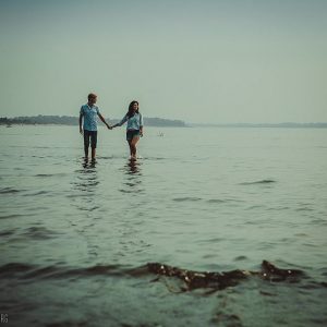 юная пара - фотосессия на Волге