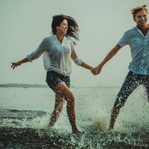 радостные моменты на фотосессии лав стори- фотограф из Самары