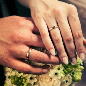 свадебные кольца - после церемонии - профессиональная серия